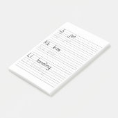 JKL POST-IT KLEBEZETTEL (angewinkelt)