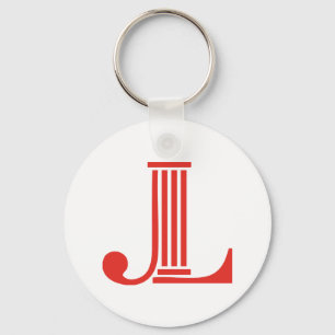 JL Button Keychain Schlüsselanhänger
