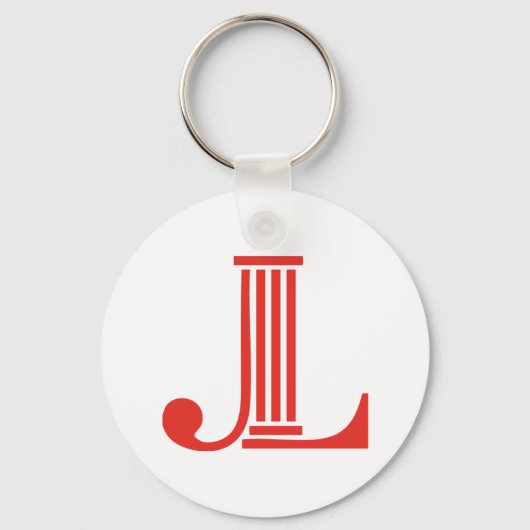 JL Button Keychain Schlüsselanhänger (Vorderseite)