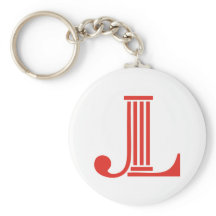 JL Button Keychain