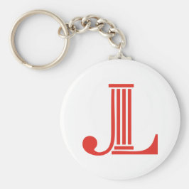 JL Button Keychain Schlüsselanhänger