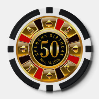 JL Vegas Casino Chip Red & Black