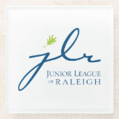 JLR Glass Untersetzer (Vorderseite)