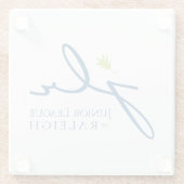 JLR Glass Untersetzer (Rückseite)