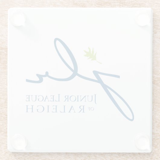 JLR Glass Untersetzer (Rückseite)