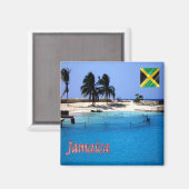 JM006 JAMAICA, Orcadessa, James Bond Beach, Kühlsc Magnet (Vorderseite/Rückseite)
