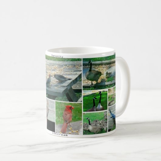 JM-inspirierte Collagen-Tasse Kaffeetasse (VorderseiteRechts)