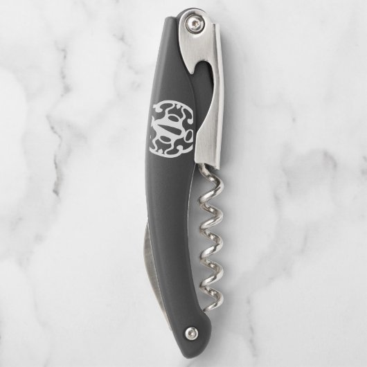 JMAC-Korkschraube - Schwarz Kellnermesser (Rückseite)