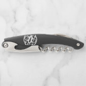 JMAC-Korkschraube - Schwarz Kellnermesser (Vorderseite)