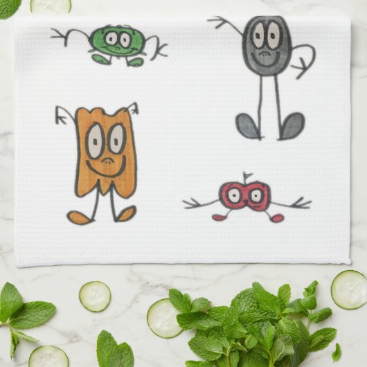 JMCdesign Feinschmecker-Küchen-Tuch Küchentuch (Gefaltet)