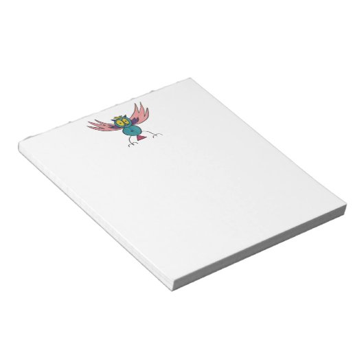 JMCdesign Owl 5,5" x 6" Notepad - 40 Seiten Notizblock (angewinkelt)