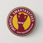 JMGNole SmartAssTees Logo - Gold Button (Vorderseite)