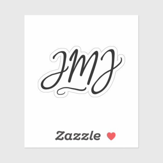 JMJ AUFKLEBER (Blatt)