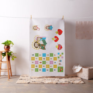 +JMJ+ Niedlich Saint Baby Quilt Squares and Dollar Stoff