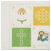 +JMJ+ Niedlich Saint Baby Quilt Squares and Dollar Stoff (Muster)