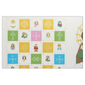 +JMJ+ Niedlich Saint Baby Quilt Squares and Dollar Stoff (Fat Quarter (45,7 x 55,9 cm))
