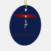 JML Communications Feiertag Keramik Ornament (Rechts)