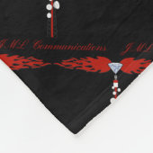 JML Communications Tower Logo Fleece Blanket (Ecke)