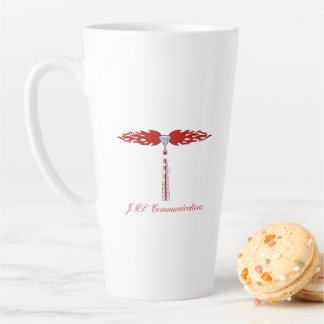 JML Communications Tower Logo Milchtasse