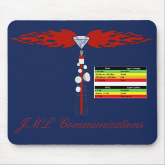 JML Communications Tower Logo & RSRP Signal Streng Mousepad