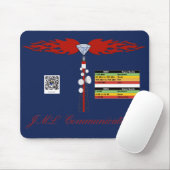 JML Communications Tower Logo & RSRP Signalstärke Mousepad (Mit Mouse)