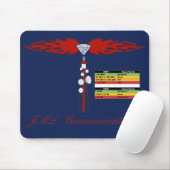 JML Communications Tower Logo & RSRP Signalstärke Mousepad (Mit Mouse)