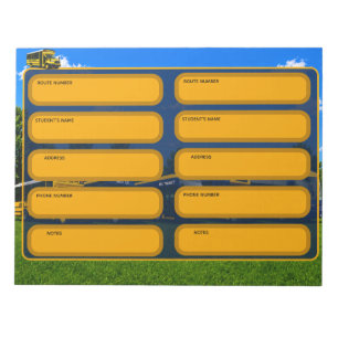 JML Transit; Informationen zum Studentenvertrag Notizblock