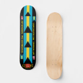 JMT BAHAMAS OFFIZIELL 7 3/4" Skateboarddecke Skateboard (Vorderseite)