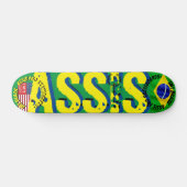 JMT BRAZIL ASSIS PRO 7 3/4" Skateboard Deck (Horizontal)