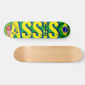 JMT BRAZIL ASSIS PRO 7 3/4" Skateboard Deck (Horizontal)