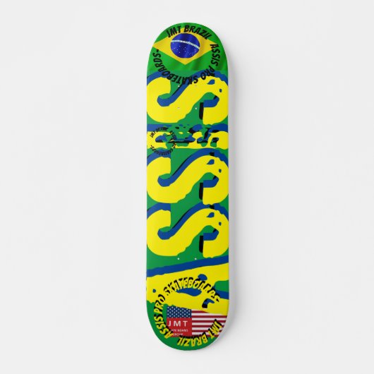 JMT BRAZIL ASSIS PRO 7 3/4" Skateboarddecke Skateboard (Vorne)
