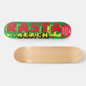 JMT BRAZIL RASTA BEACH 7 3/4" Skateboardstock Deck Skateboard (Horizontal)
