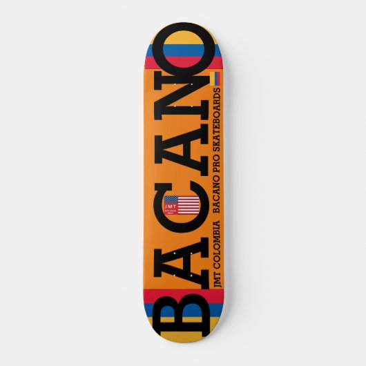 JMT COLOMBIA BACANO 7 3/4" Skateboarddecke Skateboard (Vorne)