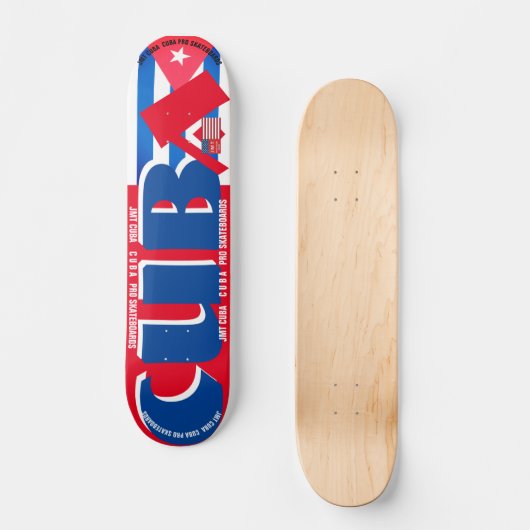 JMT CUBA CUBA 7 3/4" Skateboard Deck (Vorderseite)