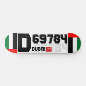 JMT DUBAI. Skateboard (Horizontal)