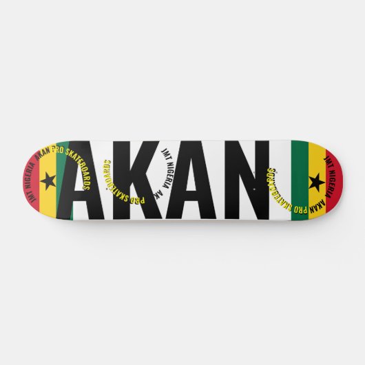 JMT GHANA AKAN 7 3/4" Skateboard Deck (Horizontal)
