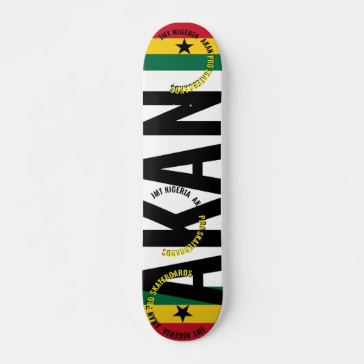 JMT GHANA AKAN 7 3/4" Skateboard Deck (Vorne)