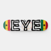 JMT GHANA EYE 7 3/4" Skateboard Deck (Horizontal)