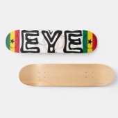 JMT GHANA EYE 7 3/4" Skateboard Deck (Horizontal)