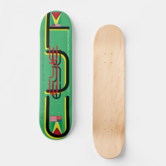 JMT GUYANA CUT EYE 7 3/4" Skateboard Deck (Vorderseite)
