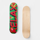 JMT GUYANA  ENTSPANNT  !! 7 3/4" Skateboard Deck (Vorderseite)