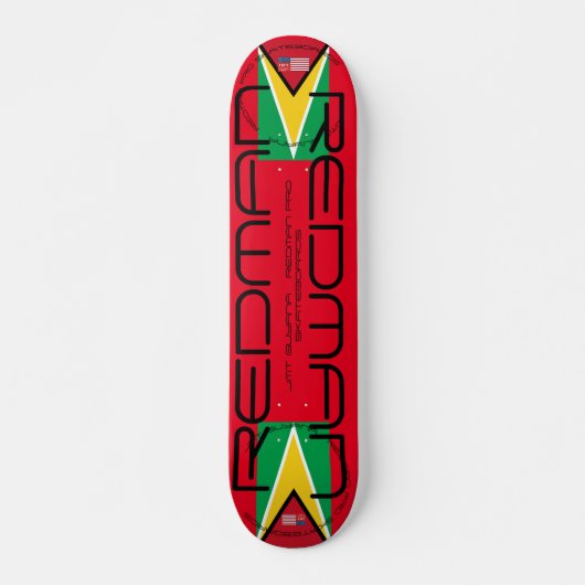 JMT GUYANA REDMAN 7 3/4" Skateboarddecke Skateboard (Vorne)
