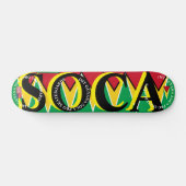 JMT GUYANA SOCA 7 3/4" Skateboard Deck (Horizontal)