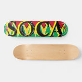 JMT GUYANA SOCA 7 3/4" Skateboard Deck (Horizontal)