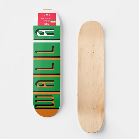 JMT INDIA WALLA 7 3/4" Skateboard Deck (Vorderseite)