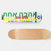 JMT ISRAEL 1/4-LIEBE-Skateboarddecke Skateboard (Horizontal)