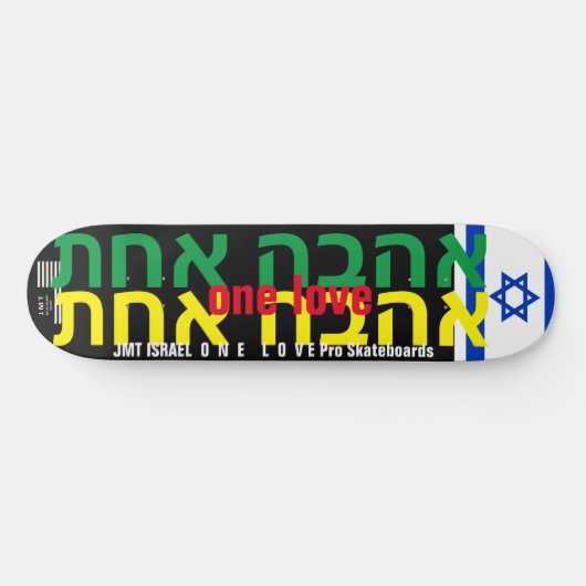 JMT ISRAEL 1 8 1/4" LIEBE Skateboarddecke Skateboard (Horizontal)