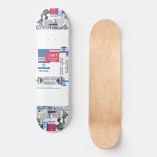 JMT ISRAEL 8 1/4" Skateboard Deck (Vorderseite)