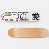 JMT JAPAN 1/4-LIEBE-Skateboarddecke Skateboard (Horizontal)