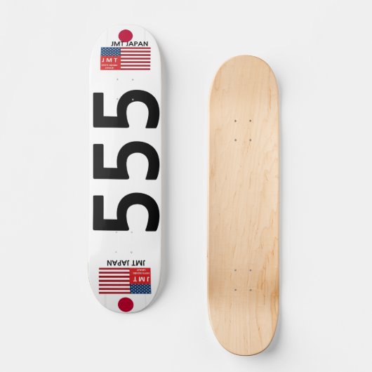 JMT JAPAN 555 7 3/4" Skateboard Deck (Vorderseite)